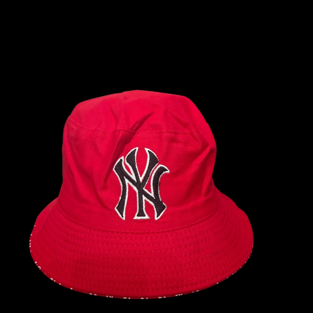 Embroidery NY Printed Reversible Hat For Beach ,Sunshade,Unisex All Seasons